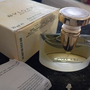 Bulgari Gold and Cream Perfume Bottle